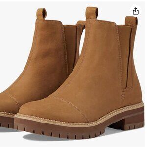 Toms Dakota Tan Water Resistant Leather Boot